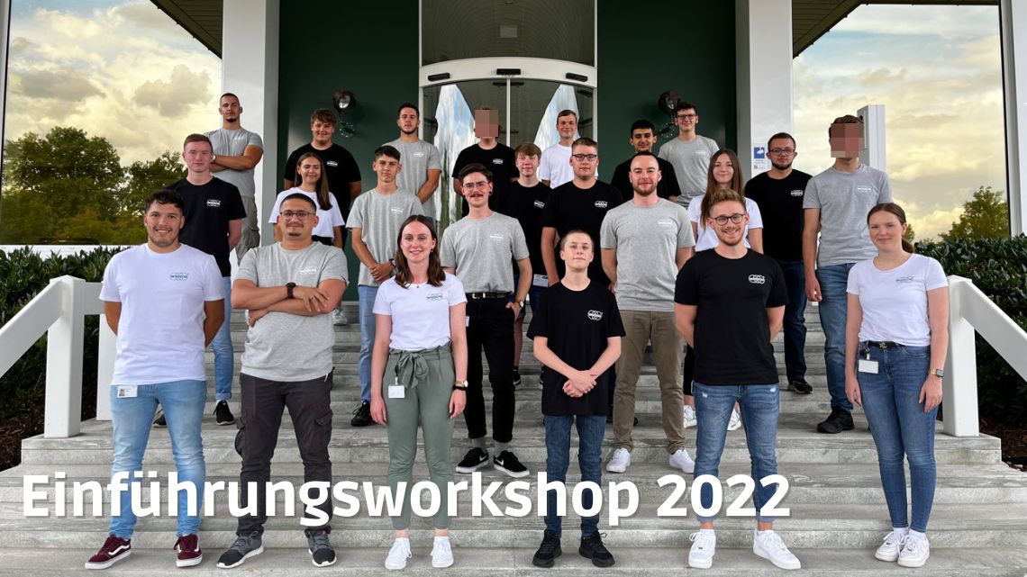 Ausbildungsstart 2022 - Herzlich Willkommen im Team der Jungen Wölfe
